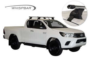 Yakima/Whispbar roof racks Toyota Hilux